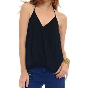 NWT naked zebra halter tank top